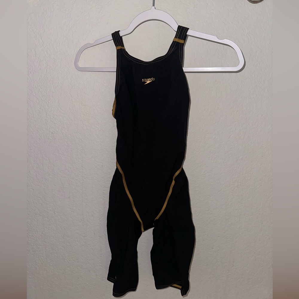 Worn once for state swimming.